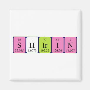 Shirin Periodenmagnet Magnet
