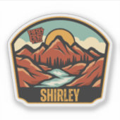 Shirley, Arkansas Aufkleber (Vorderseite)