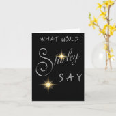 Shirley Ballas bestimmt, was Shirley S Karte (Gelbe Blume)