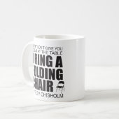 Shirley Chisholm Folding Chair Kaffeetasse (Vorderseite Links)