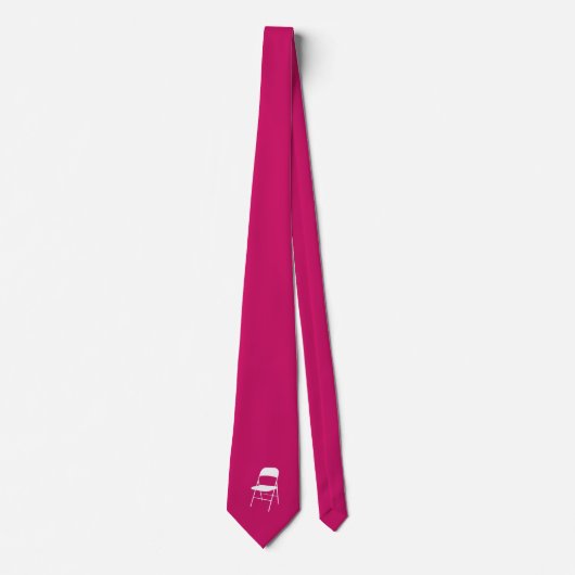 Shirley Chisholm Folding Chair Neck Tie | Heiß ros Krawatte (Vorderseite)