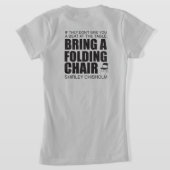 Shirley Chisholm Folding Chair T-Shirt (AblageHinten)