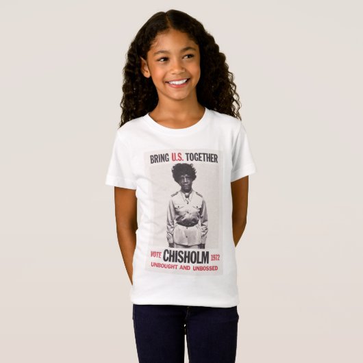 Shirley Chisholm für den Präsidenten T-Shirt (Vorne ganz)