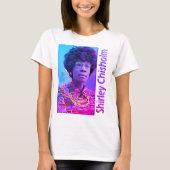 Shirley Chisholm lila hued T-Shirt (Vorderseite)