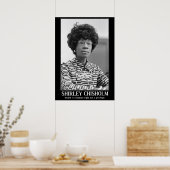 SHIRLEY CHISHOLM - SCHWARZE GESCHICHTE POSTER (Küche)