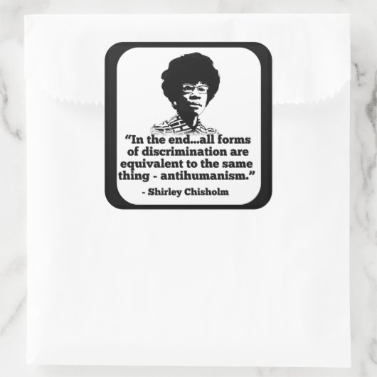 Shirley Chisholm Sticker (Tasche)