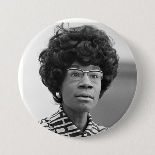 Shirley Chisholm-Taste Button (Vorderseite)