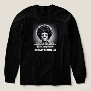 Shirley Chisholm zitieren Black Life Materie Tri-Blend Shirt