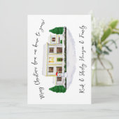 Shirley-Flachkarte Einladung (Stehend Vorderseite)