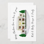 Shirley-Flachkarte Einladung (Vorne/Hinten)