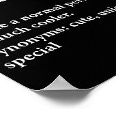 Shirley Name Definition Funny D Poster (Ecke)