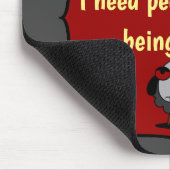 Shirley Sheep Funny Sarcasm Anger Management Dumb Mousepad (Ecke)