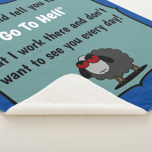 Shirley Sheep Funny Sarcasm Go To Hell Editable Sherpadecke (3/4)