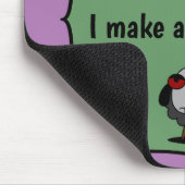 Shirley Sheep Funny Sarcasm Work Fridays Editable Mousepad (Ecke)