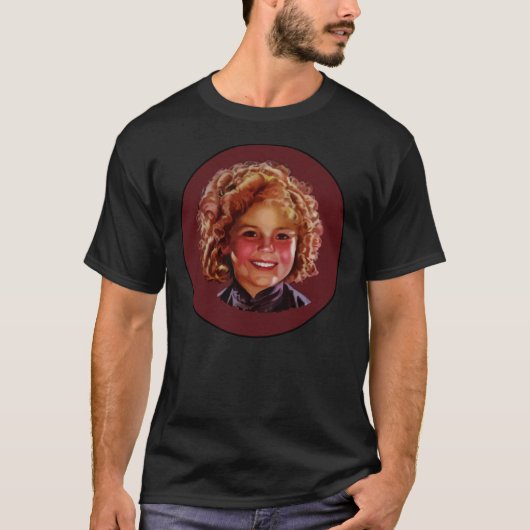 Shirley Temple Classic Hollywood Stylized Poster M T-Shirt (Vorderseite)