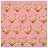 Shirley Temple-Herz Stoff (Muster)