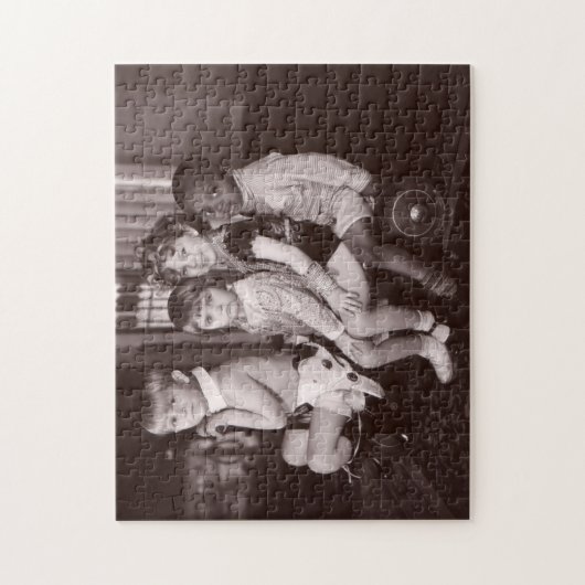 Shirley Temple und Gang.jpeg Puzzle (Vertikal)