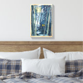 Shiro Kasamatsu Bamboo im Frühsommer Kunst Leinwanddruck (Insitu (Schlafzimmer))