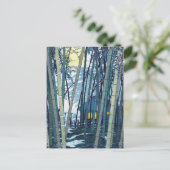 Shiro Kasamatsu Bamboo im Frühsommer Kunst Postkarte (Stehend Vorderseite)