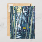 Shiro Kasamatsu Bamboo im Frühsommer Kunst Postkarte (Vorne/Hinten)