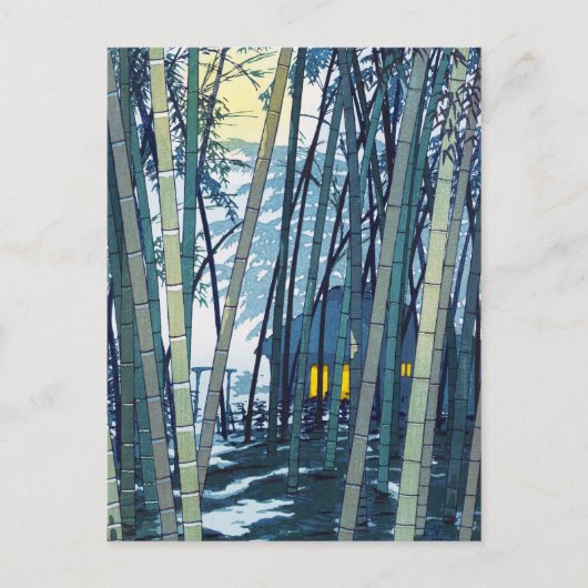 Shiro Kasamatsu Bamboo im Frühsommer Kunst Postkarte (Vorderseite)