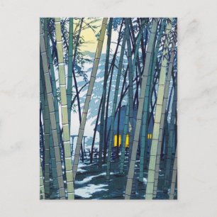 Shiro Kasamatsu Bambus im Frühsommer Kunst Postkarte