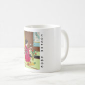 Shiro Kasamatsu Ikebana Japan Blumen-Damenszene Kaffeetasse (VorderseiteRechts)