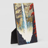 Shiro Kasamatsu Kegon Wasserfall bei Nikko hanga Fotoplatte (Seite)