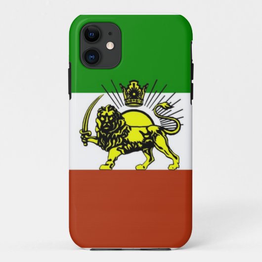 Shiro Khorshid - der Iran-Flagge Case-Mate iPhone Hülle (Rückseite)