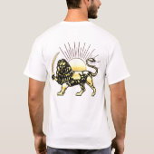 Shiro khorshid u. Gedicht T-Shirt (Rückseite)