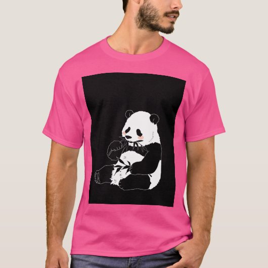Shirokuma Cafe - Panda-Kun T-Shirt (Vorderseite)