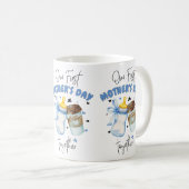 Shirt 2025 /Blue Classic Wight Kaffeetasse (VorderseiteRechts)