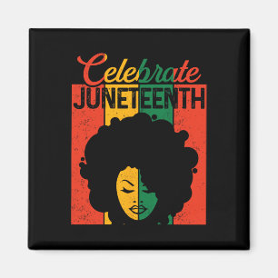 Shirt Afro Black Women 1865 Unabhängigkeit Magnet
