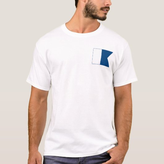 Shirt "Alpha Flag-Divemaster" (Vorderseite)