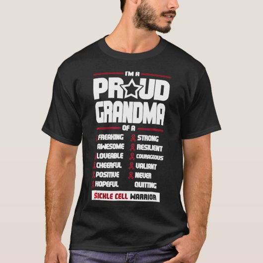 Shirt Anämie Unterstützung Proud G (Vorderseite)