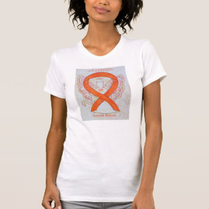 Shirt "Animal Rescue Orange Awareness Ribbon Angel