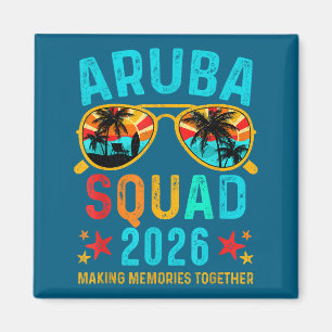 Shirt Aruba Urlaubsgruppe Familien-Matching Magnet