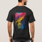 Shirt aus schwarzer Baumwolle (Rückseite)