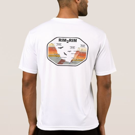 Shirt aus weißem Tee (Rückseite)