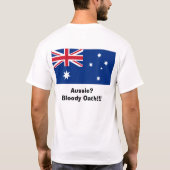 Shirt, australisch!!! Australisch!!! T-Shirt (Rückseite)