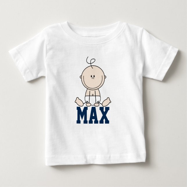 Shirt baby - illustratie baby met naam (Vorderseite)