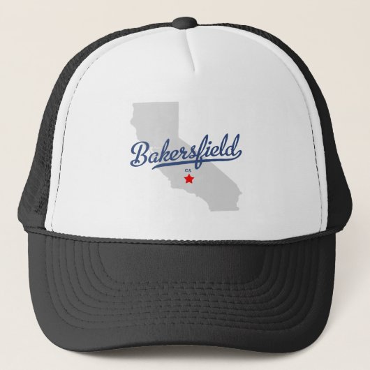 Shirt Bakersfields Kalifornien CA Truckerkappe (Vorderseite)