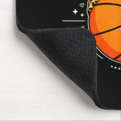 Shirt Basketball Leopard Gepard Schleife Weiblich Mousepad (Ecke)