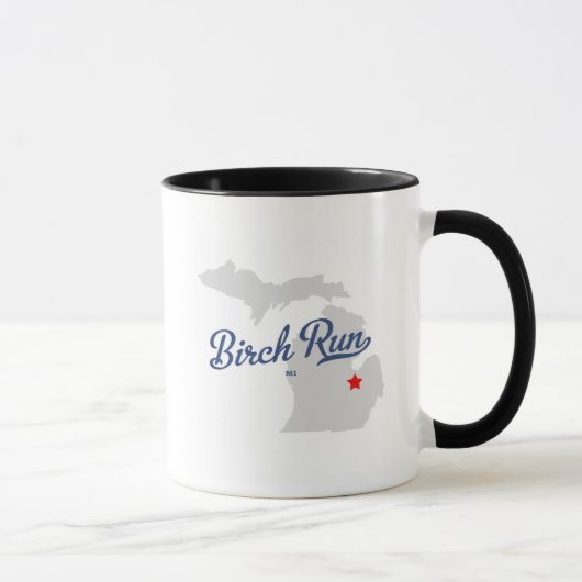 Shirt Birken-Laufmichigans MI Tasse (Rechts)
