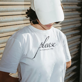 Shirt "Bitte kein Tanzen auf Tischen"