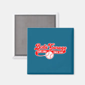 Shirt Bobs Garage Baseball Team Magnet (Vorderseite/Rückseite)
