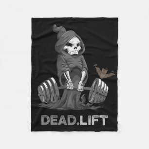 Shirt-Bodybuilder Powerlift-Funn für Todestote Fleecedecke