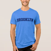 Shirt BROOKLYN MÄNNER - BLAU (Vorderseite)