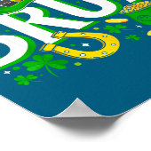 Shirt Bruh St. Patrick's Day Irisch Poster (Ecke)
