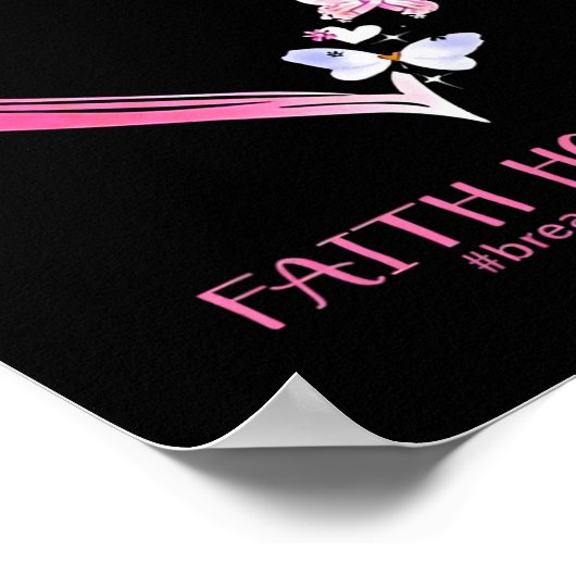 Shirt Brustkrebs1 Poster (Ecke)